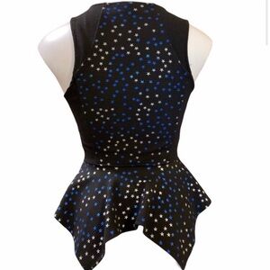 NWT Marilyn Monroe stars babydoll peplum top size XS